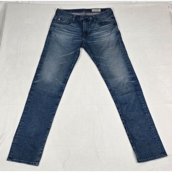 AG Adriano Goldschmied Other - AG Adriano Goldschmied Men’s Blue Denim Jeans  Size 32 Slim Straight Fit 1783LED